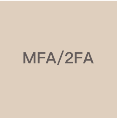 多重要素驗證 / 雙重認證 (MFA / 2FA)