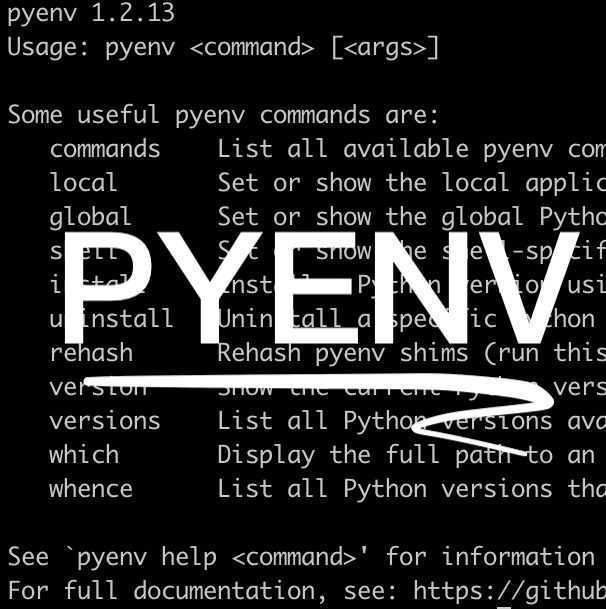 pyenv: 輕鬆切換python版本